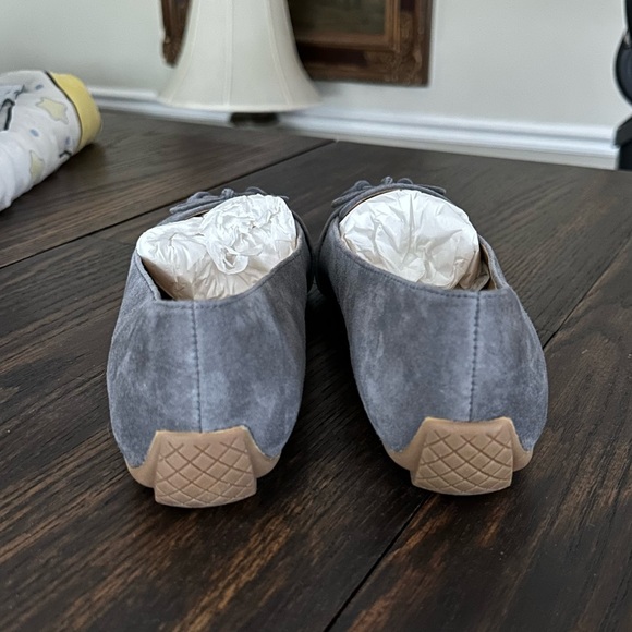 NWT TALBOTS | FRANCESCA SUEDE DRIVING FLATS | Kendall Grey 🎄 - Picture 7 of 7